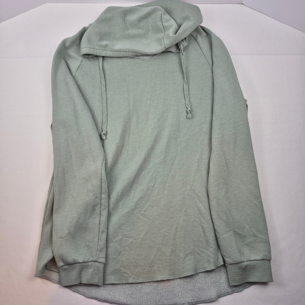 Independent Trading Company Hoodie Womens 2XL Green Long Sleeve Sweatshirt - Picture 4 of 10